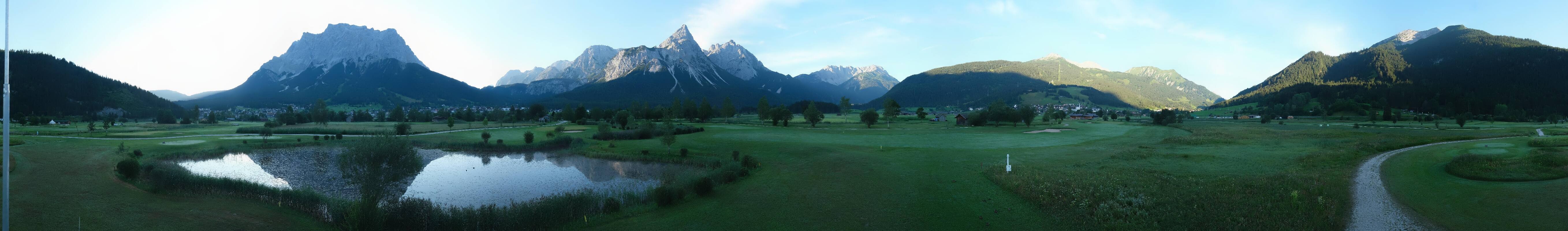 Archiv Foto Webcam Golfclub Zugspitze-Tirol Ehrwald-Lermoos