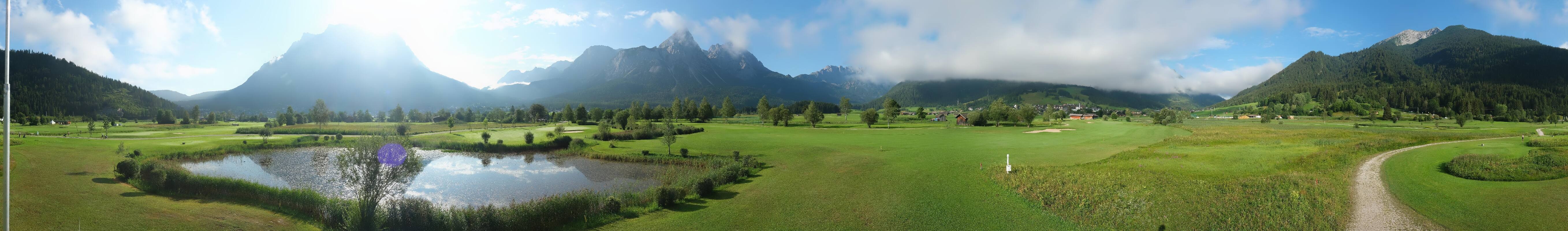 Archiv Foto Webcam Golfclub Zugspitze-Tirol Ehrwald-Lermoos