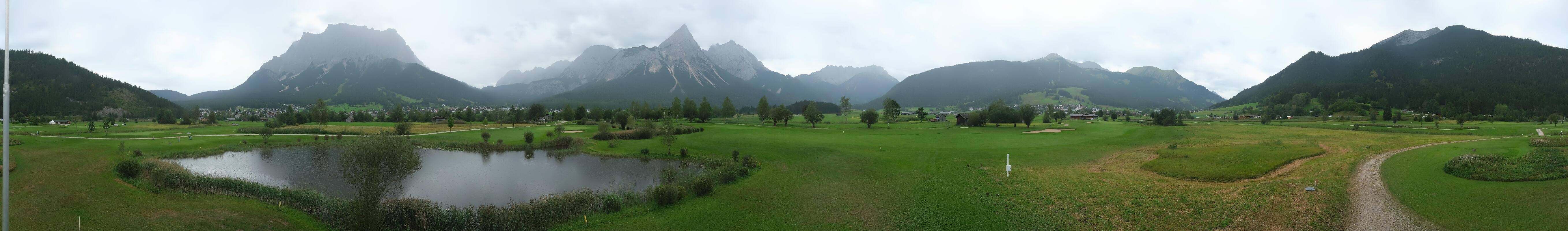 Archived image Webcam Ehrwald-Lermoos: Golf Club Zugspitze