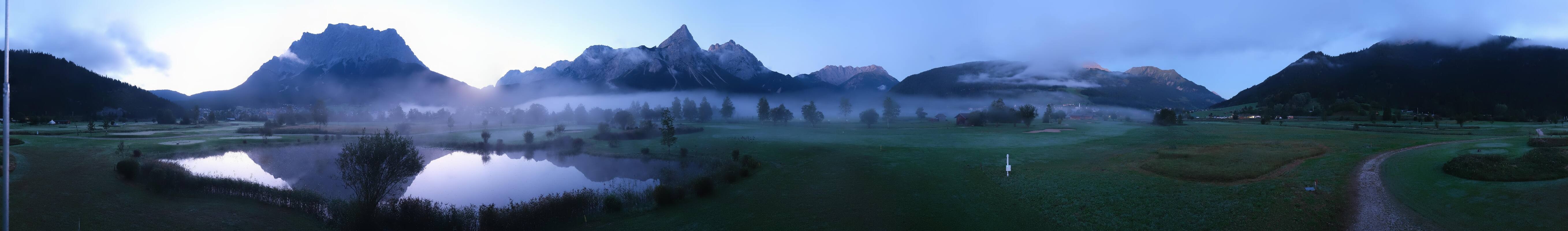 Archiv Foto Webcam Golfclub Zugspitze-Tirol Ehrwald-Lermoos