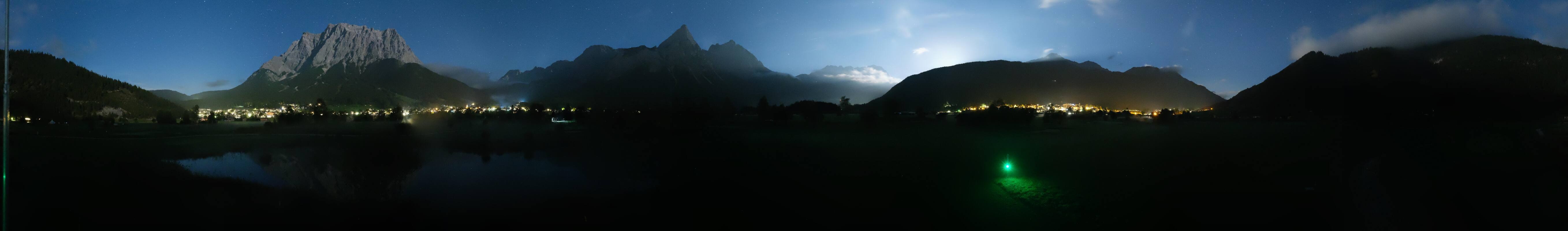 Archived image Webcam Ehrwald-Lermoos: Golf Club Zugspitze