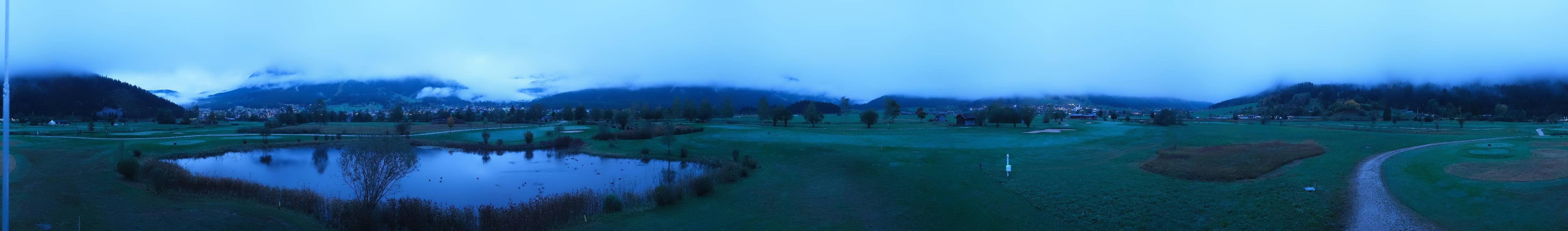 Archived image Webcam Ehrwald-Lermoos: Golf Club Zugspitze