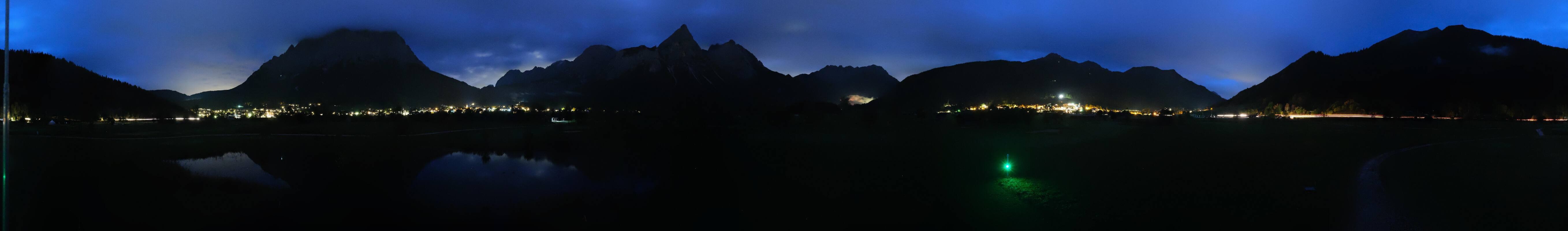 Archived image Webcam Ehrwald-Lermoos: Golf Club Zugspitze