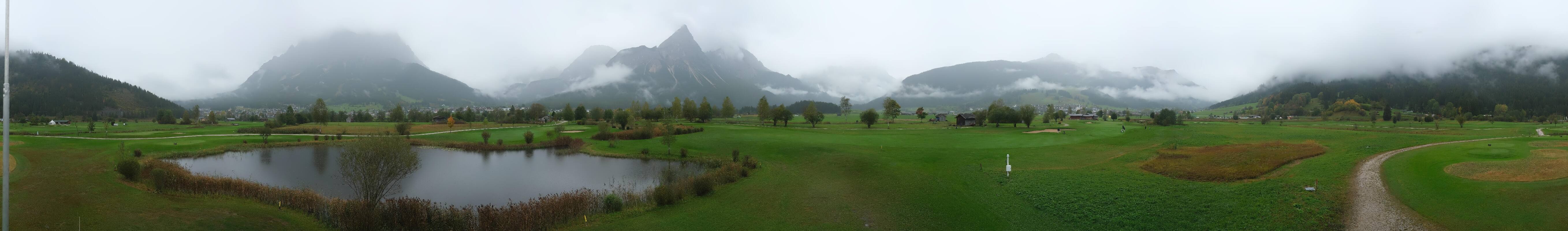 Archived image Webcam Ehrwald-Lermoos: Golf Club Zugspitze
