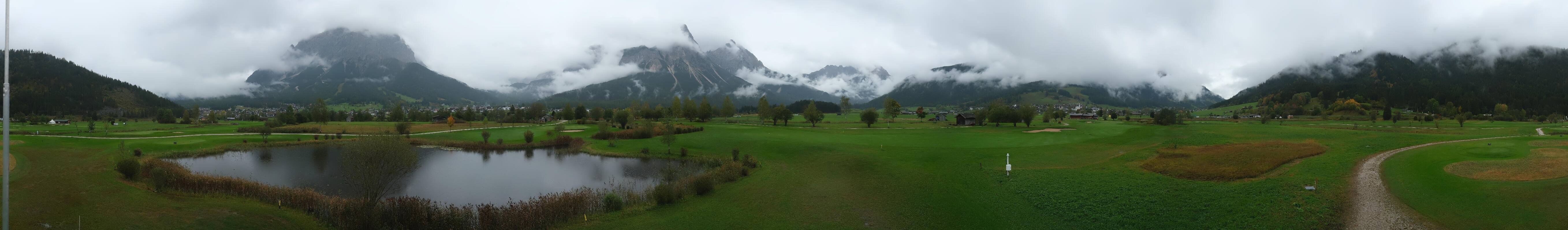 Archived image Webcam Ehrwald-Lermoos: Golf Club Zugspitze