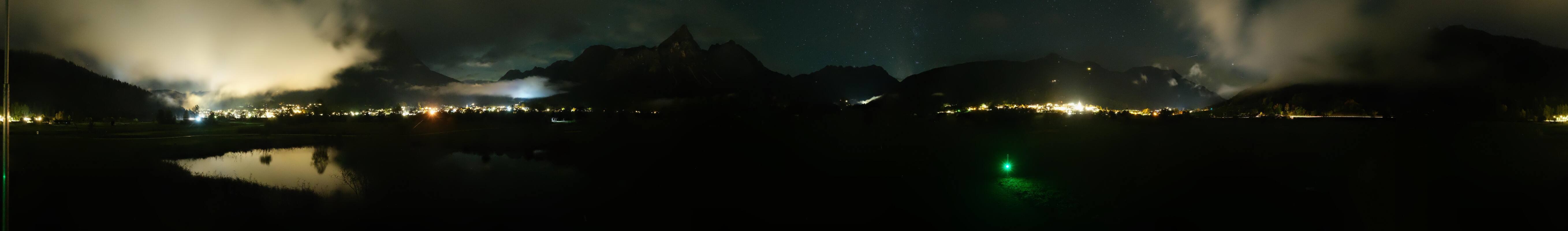 Archived image Webcam Ehrwald-Lermoos: Golf Club Zugspitze