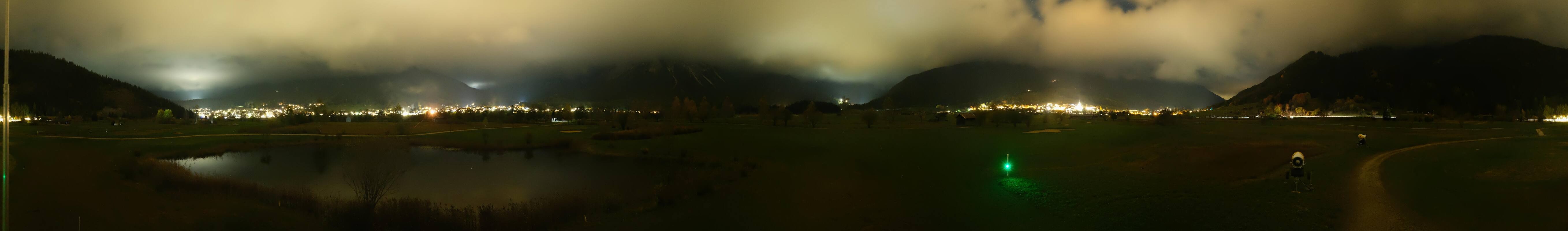 Archived image Webcam Ehrwald-Lermoos: Golf Club Zugspitze