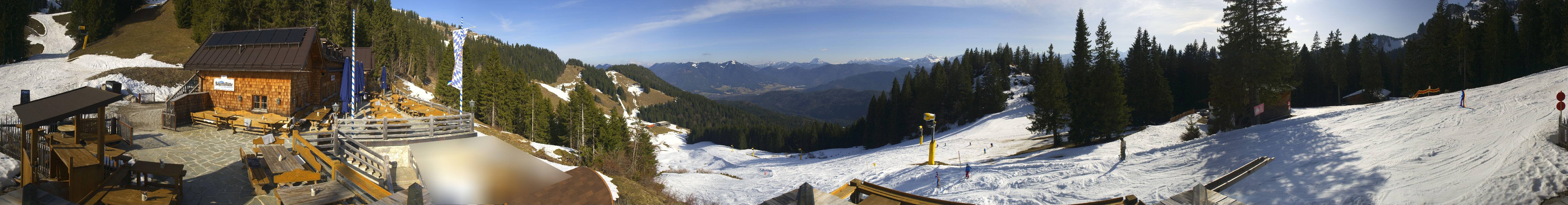Archiv Foto Webcam Lenggries: BayernHütte am Brauneck