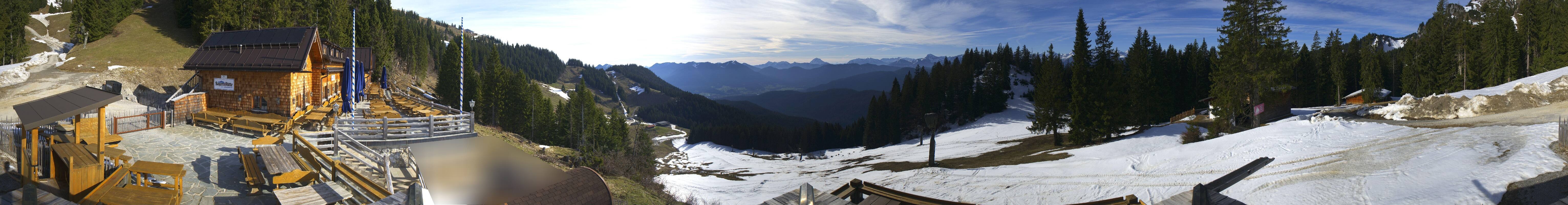 Archiv Foto Webcam Lenggries: BayernHütte am Brauneck