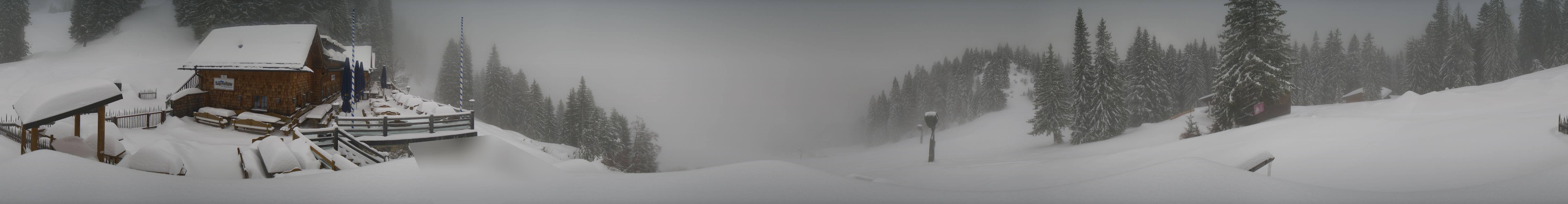 Archived image Webcam Lenggries-Brauneck: Bayern Hütte