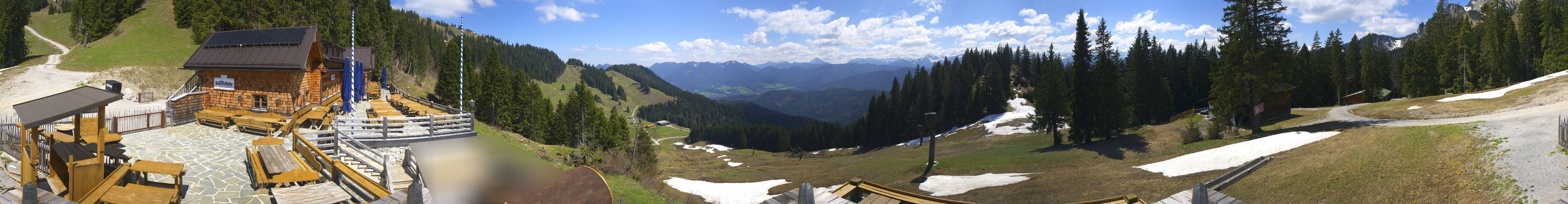 Archiv Foto Webcam Lenggries: BayernHütte am Brauneck