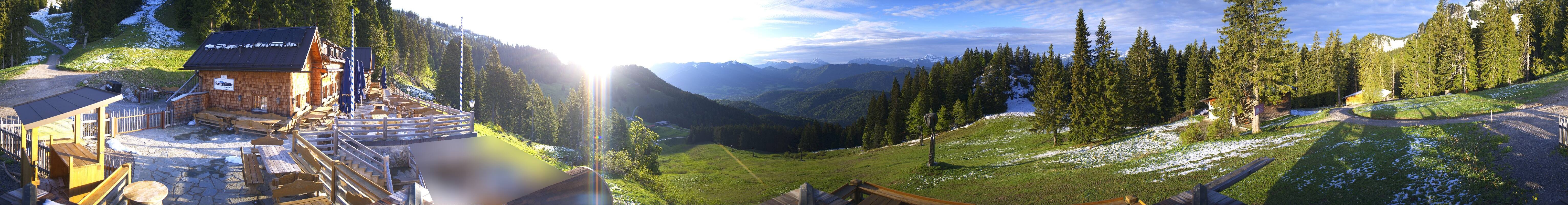 Archiv Foto Webcam Lenggries: BayernHütte am Brauneck