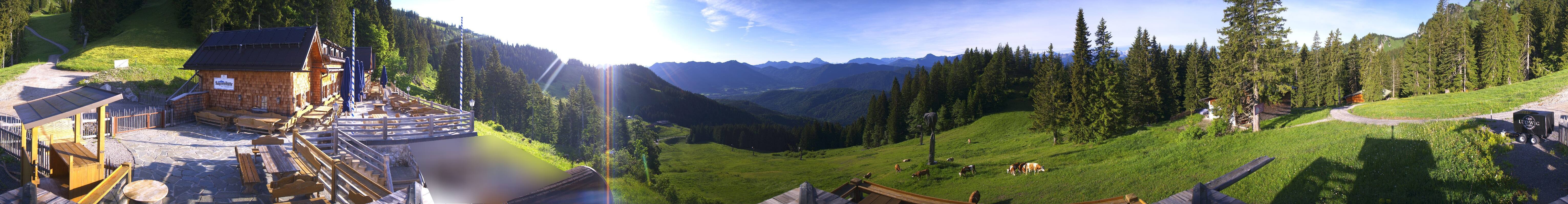 Archiv Foto Webcam Lenggries: BayernHütte am Brauneck