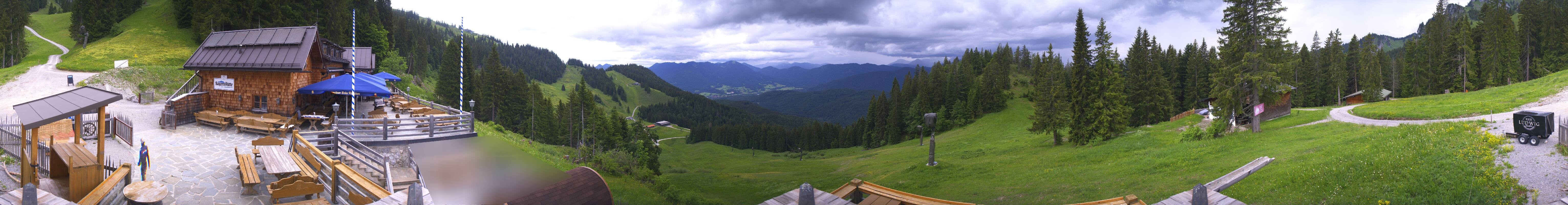 Archiv Foto Webcam Lenggries: BayernHütte am Brauneck