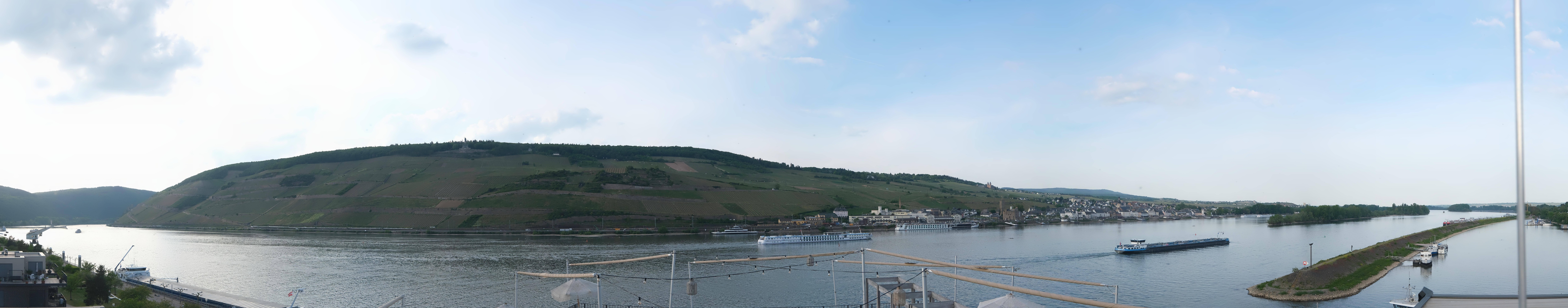 Archived image Webcam Bingen - Hotel Papa Rhein