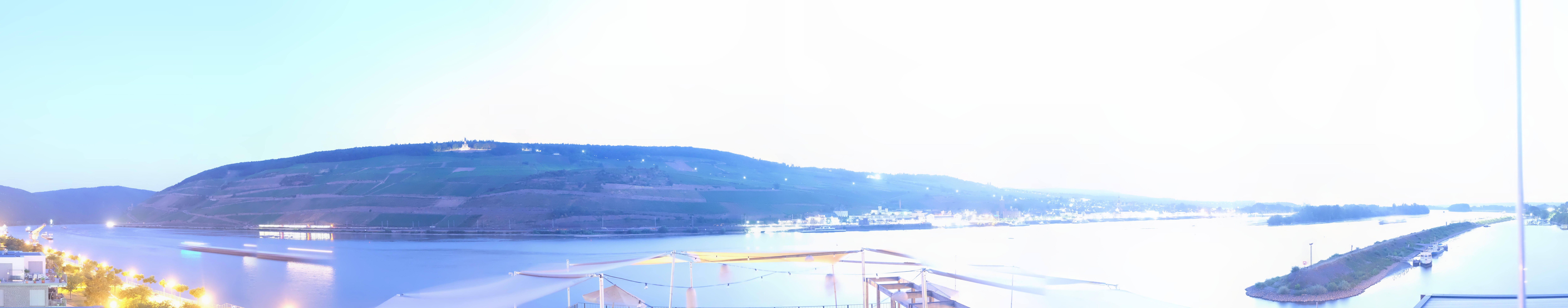 Archived image Webcam Bingen - Hotel Papa Rhein