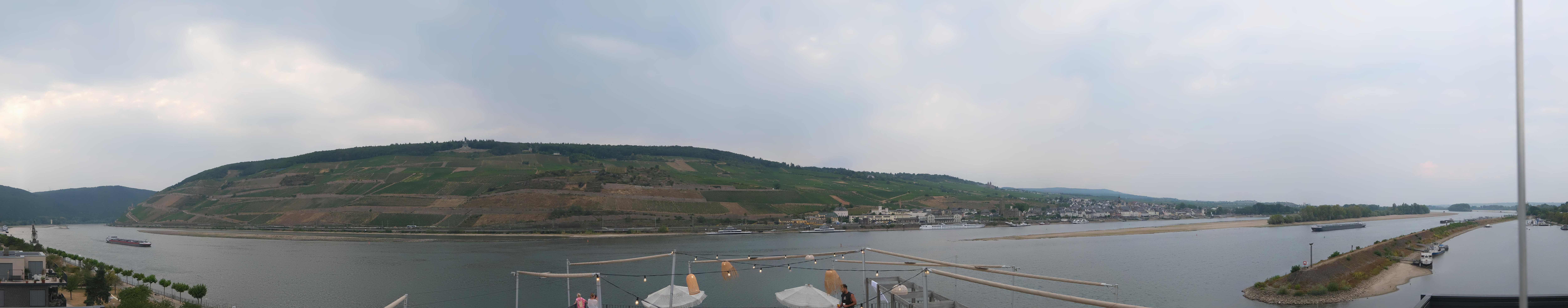 Archived image Webcam Bingen - Hotel Papa Rhein