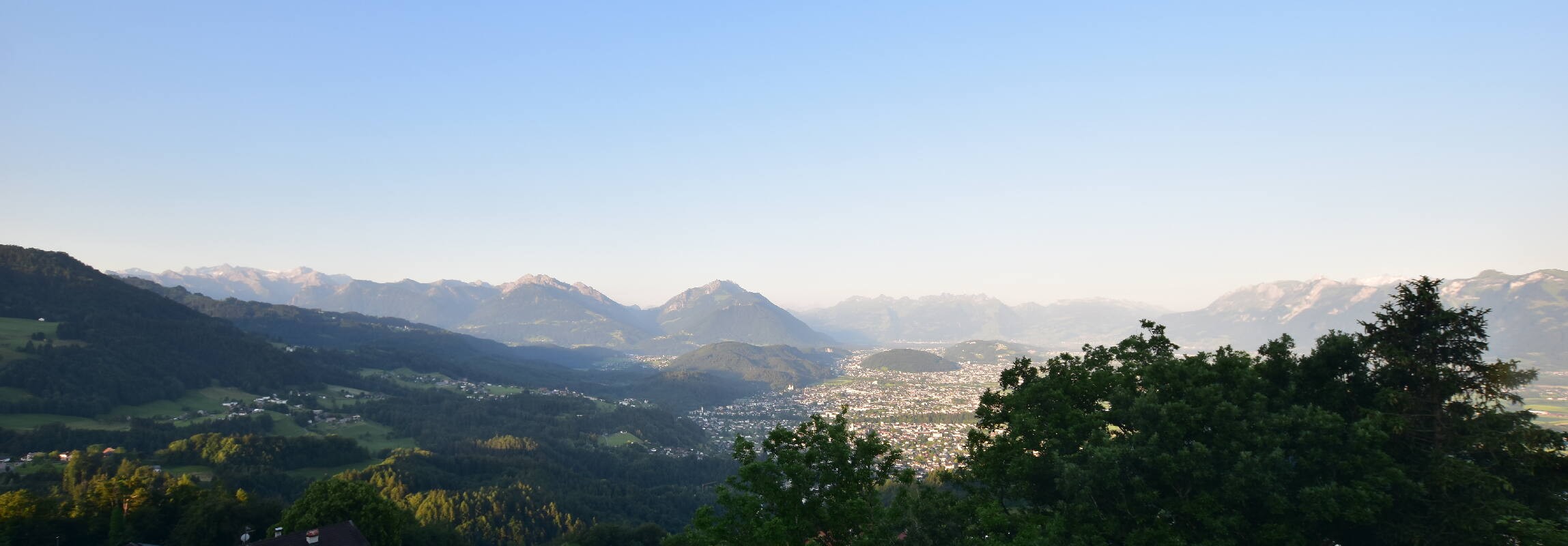 Archiv Foto Webcam Viktorsberg - Blick auf Feldkirch