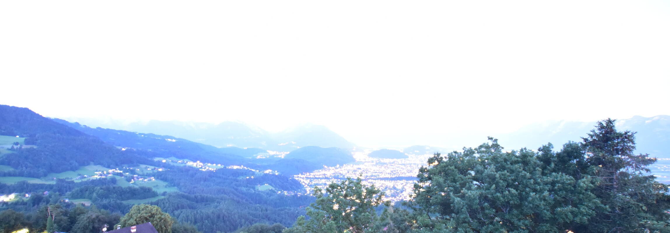 Archiv Foto Webcam Viktorsberg - Blick auf Feldkirch