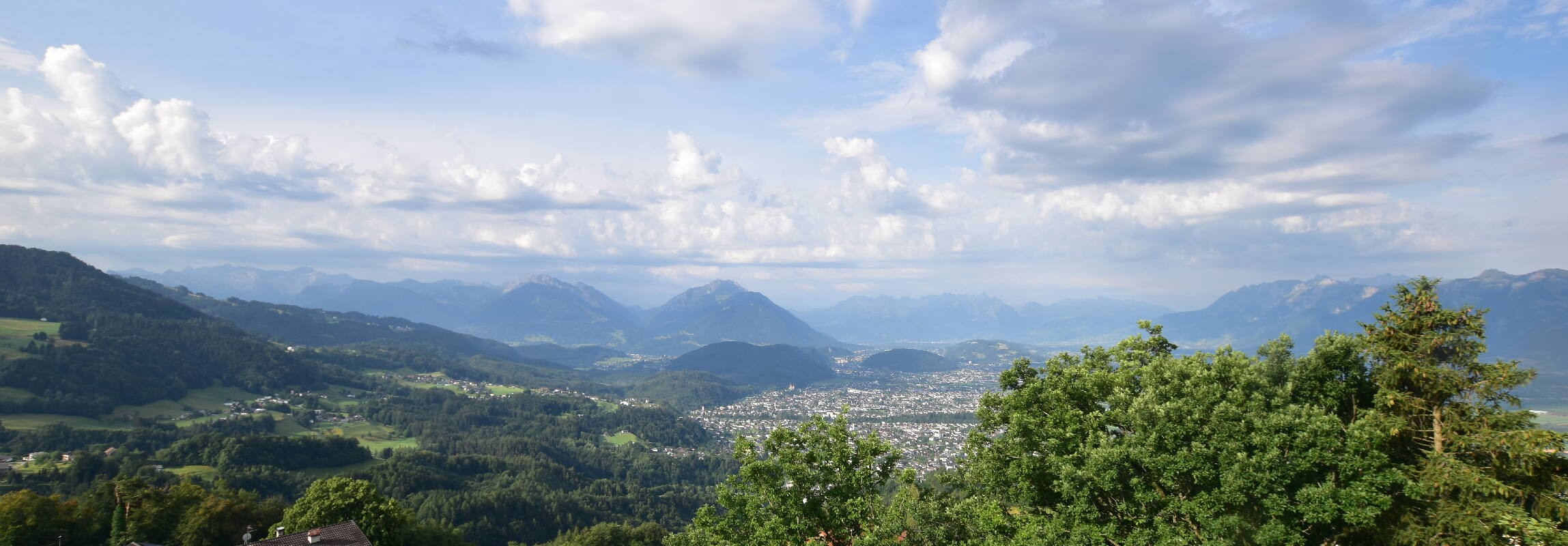 Archiv Foto Webcam Viktorsberg - Blick auf Feldkirch