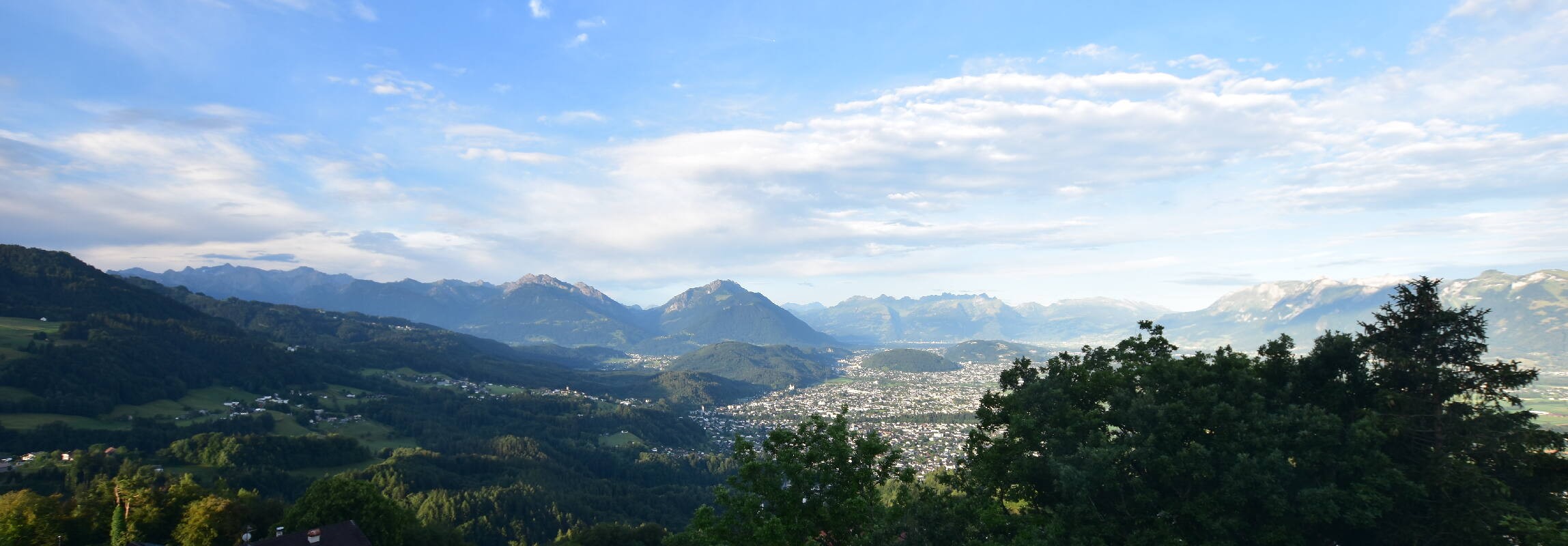 Archiv Foto Webcam Viktorsberg - Blick auf Feldkirch