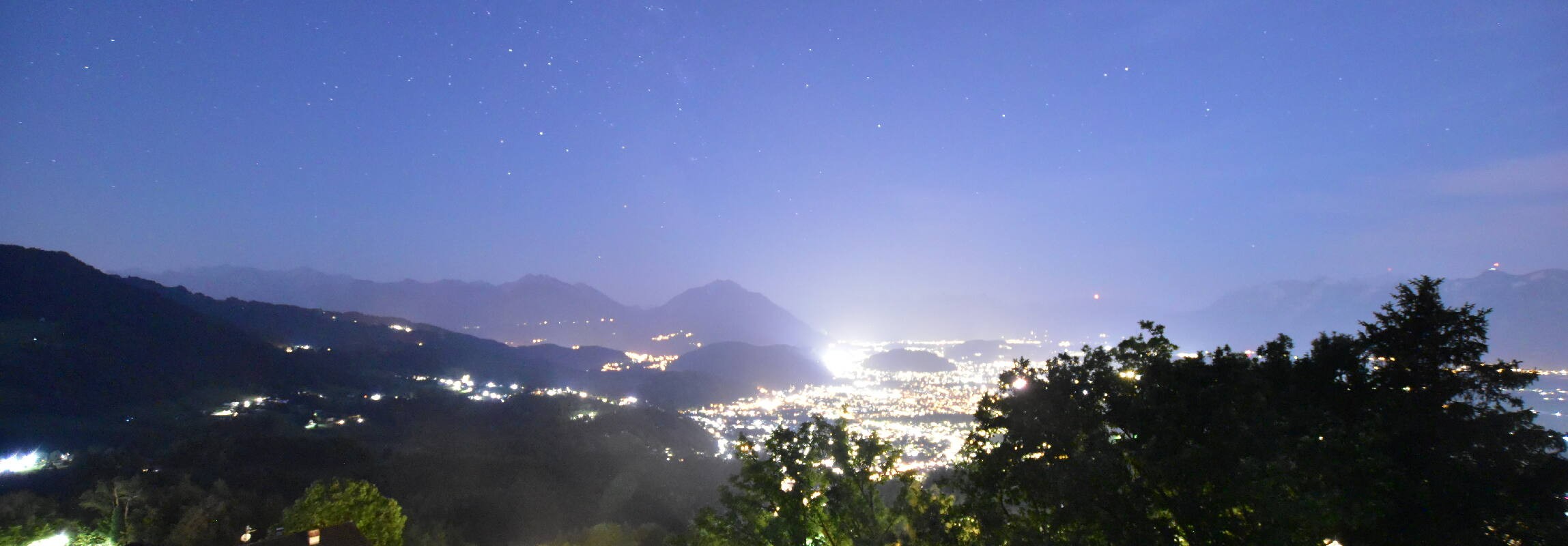 Archiv Foto Webcam Viktorsberg - Blick auf Feldkirch