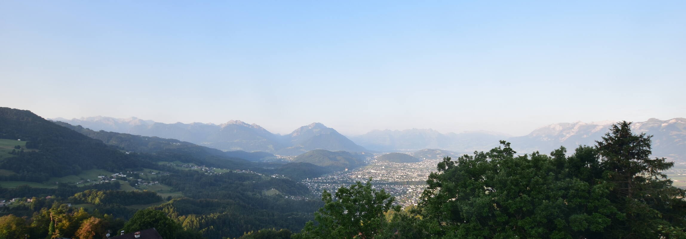 Archiv Foto Webcam Viktorsberg - Blick auf Feldkirch