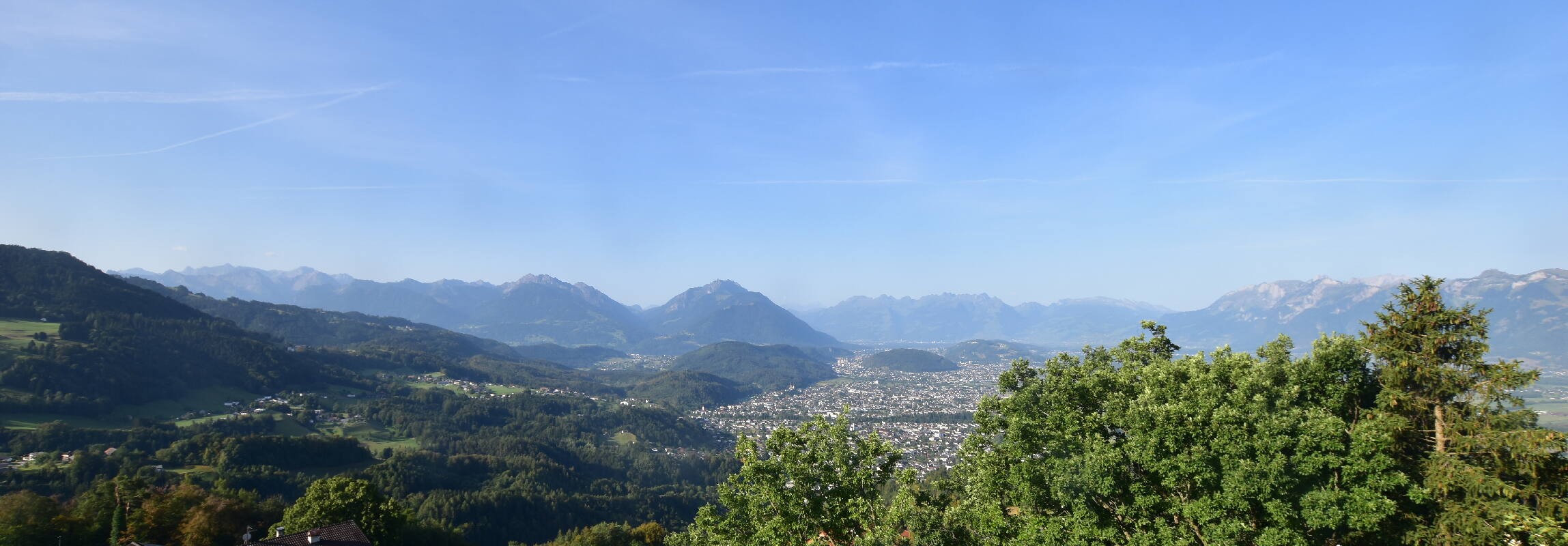Archiv Foto Webcam Viktorsberg - Blick auf Feldkirch