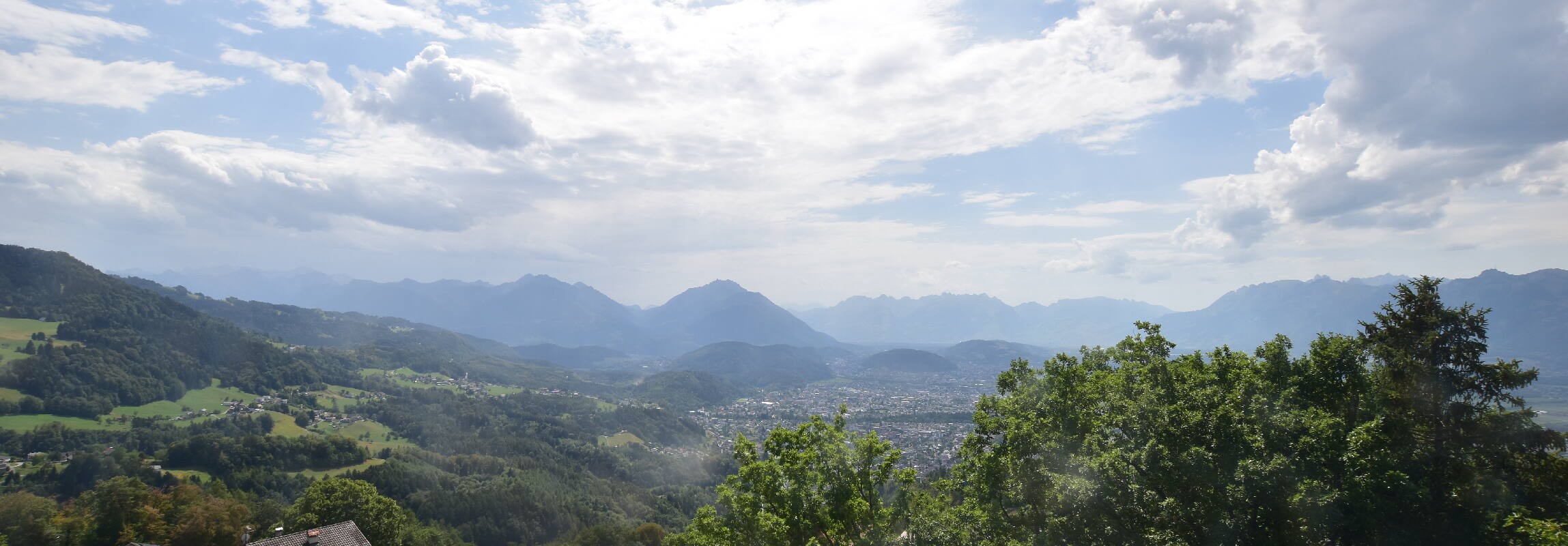 Archiv Foto Webcam Viktorsberg - Blick auf Feldkirch