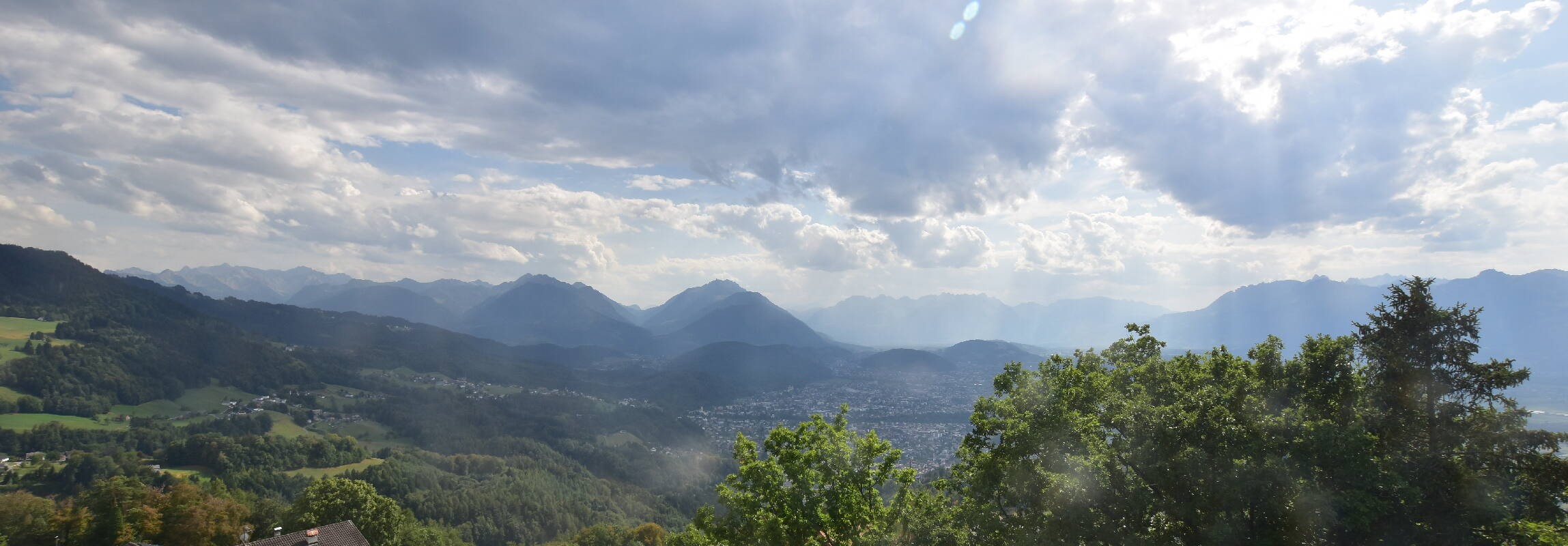 Archiv Foto Webcam Viktorsberg - Blick auf Feldkirch