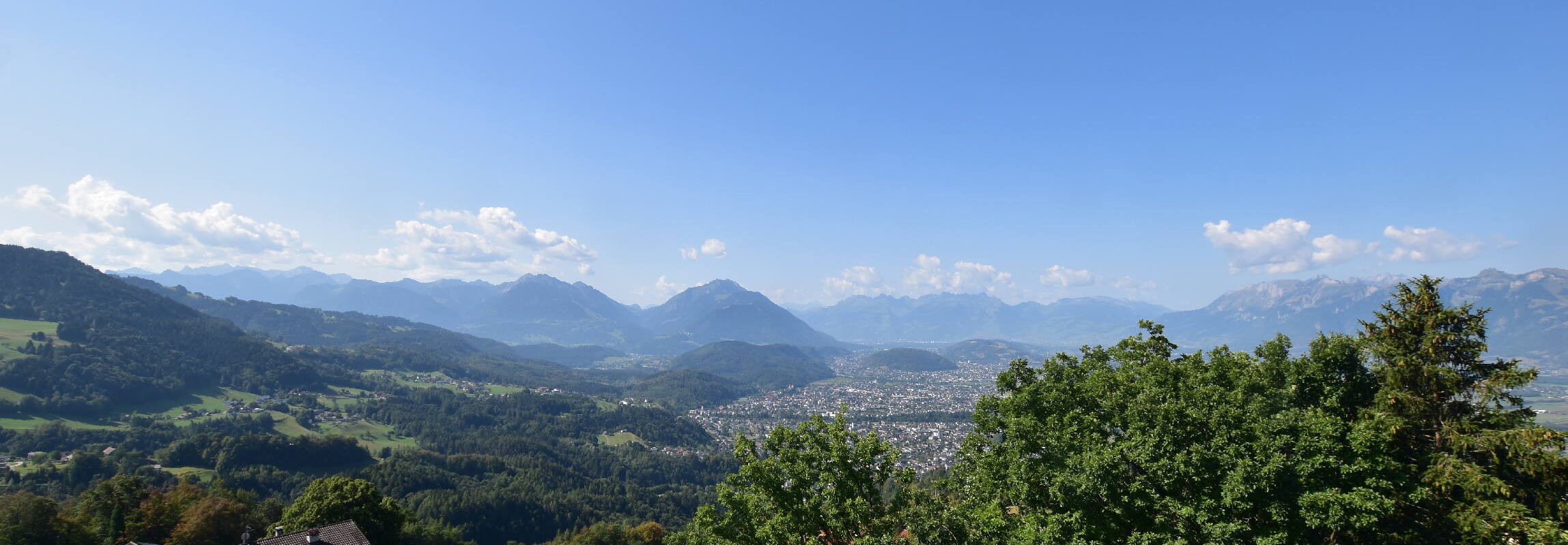 Archiv Foto Webcam Viktorsberg - Blick auf Feldkirch