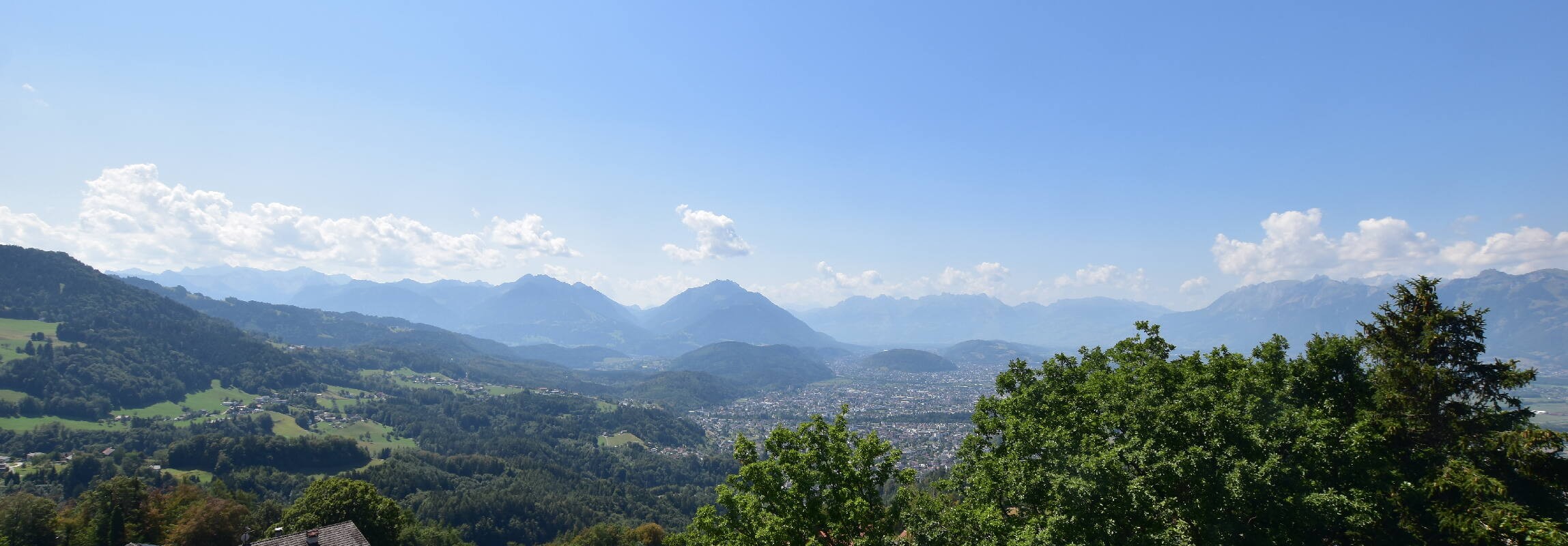 Archiv Foto Webcam Viktorsberg - Blick auf Feldkirch