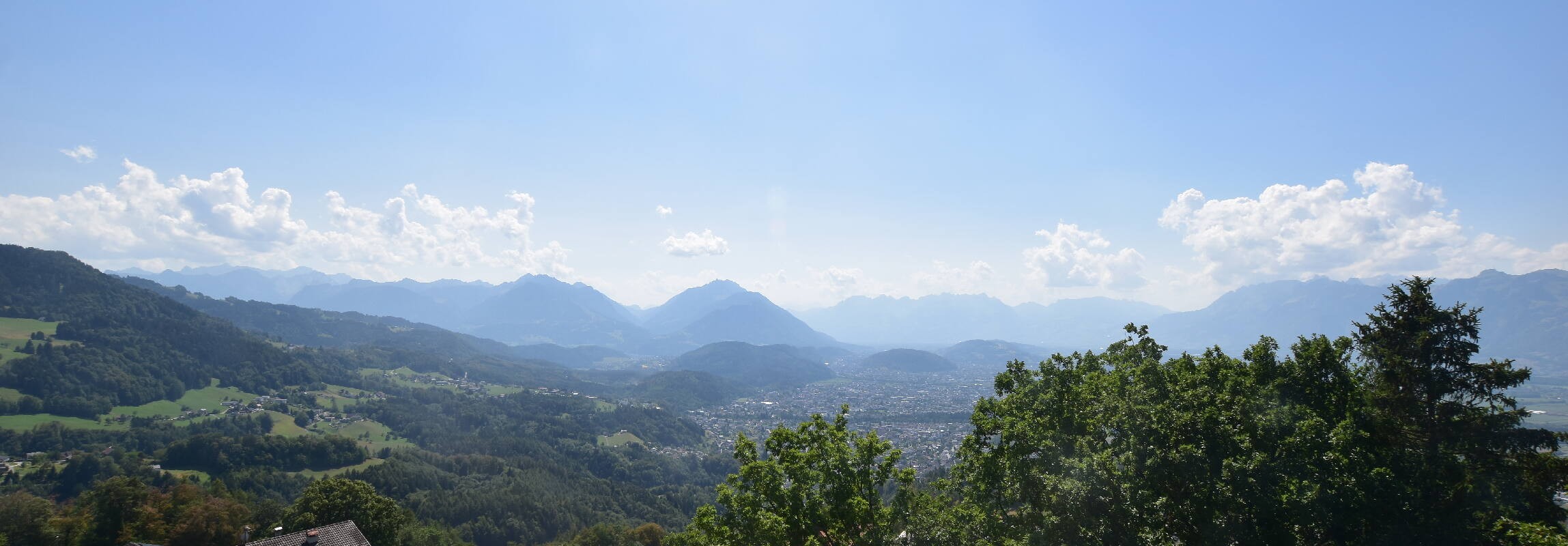 Archiv Foto Webcam Viktorsberg - Blick auf Feldkirch