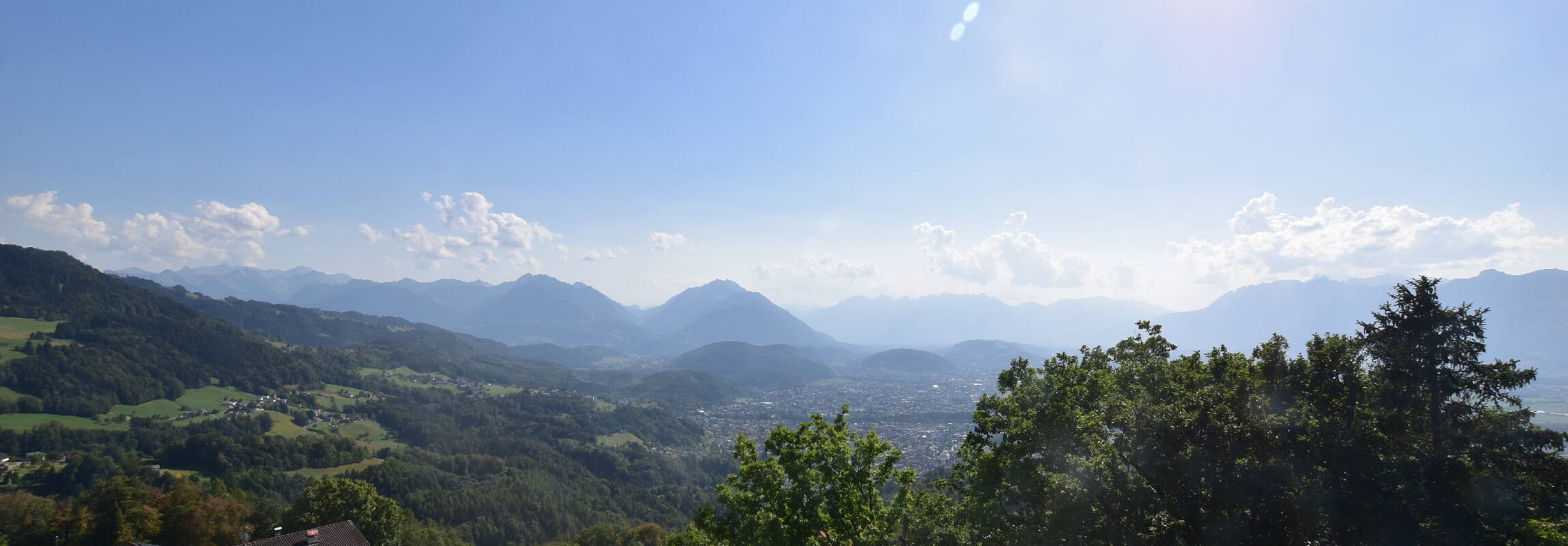 Archiv Foto Webcam Viktorsberg - Blick auf Feldkirch