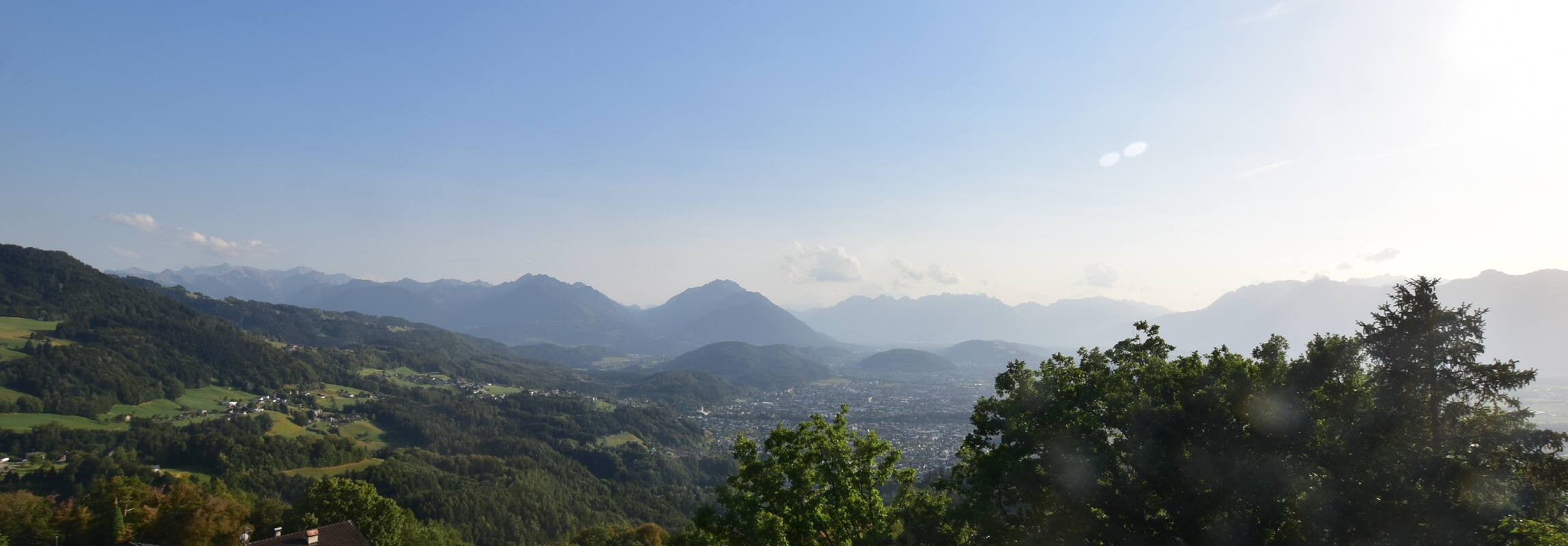 Archiv Foto Webcam Viktorsberg - Blick auf Feldkirch