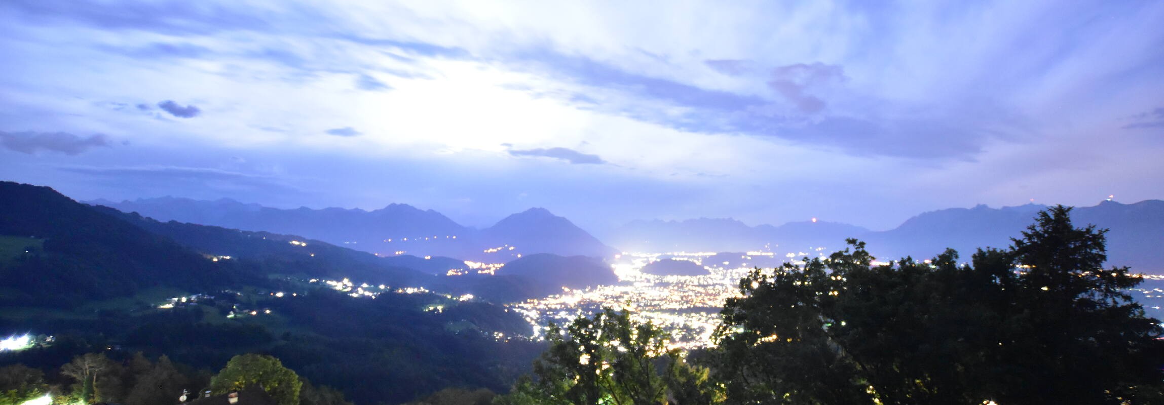Archiv Foto Webcam Viktorsberg - Blick auf Feldkirch