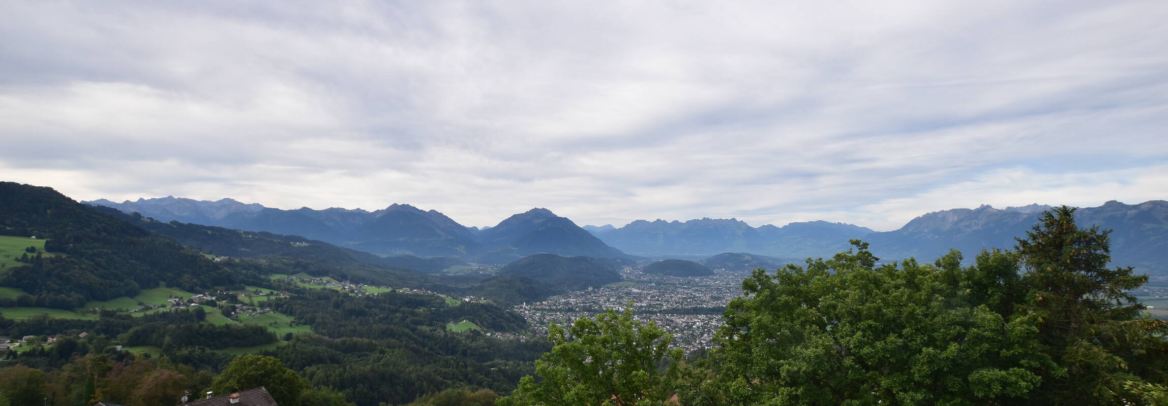 Archiv Foto Webcam Viktorsberg - Blick auf Feldkirch