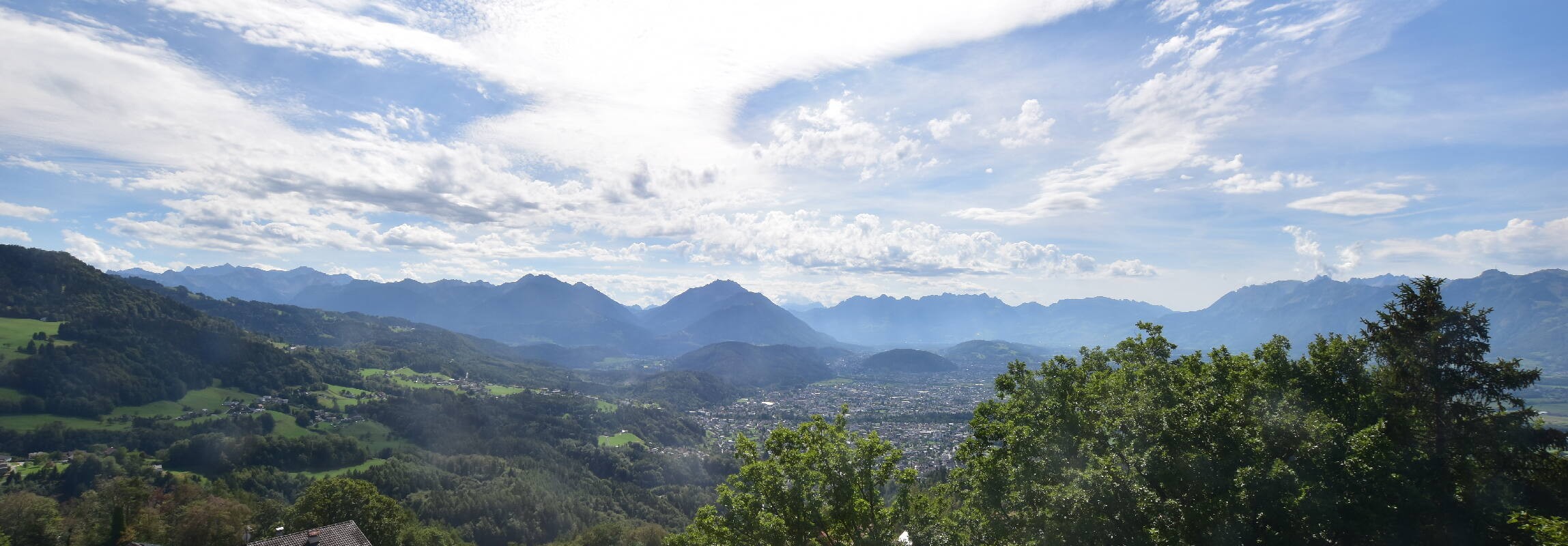 Archiv Foto Webcam Viktorsberg - Blick auf Feldkirch