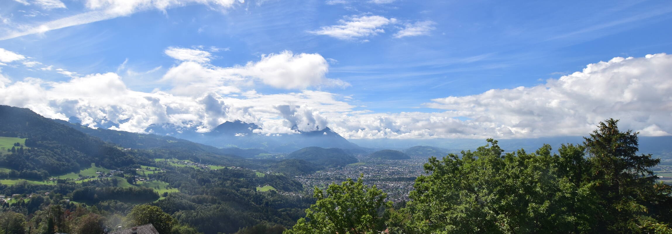 Archiv Foto Webcam Viktorsberg - Blick auf Feldkirch