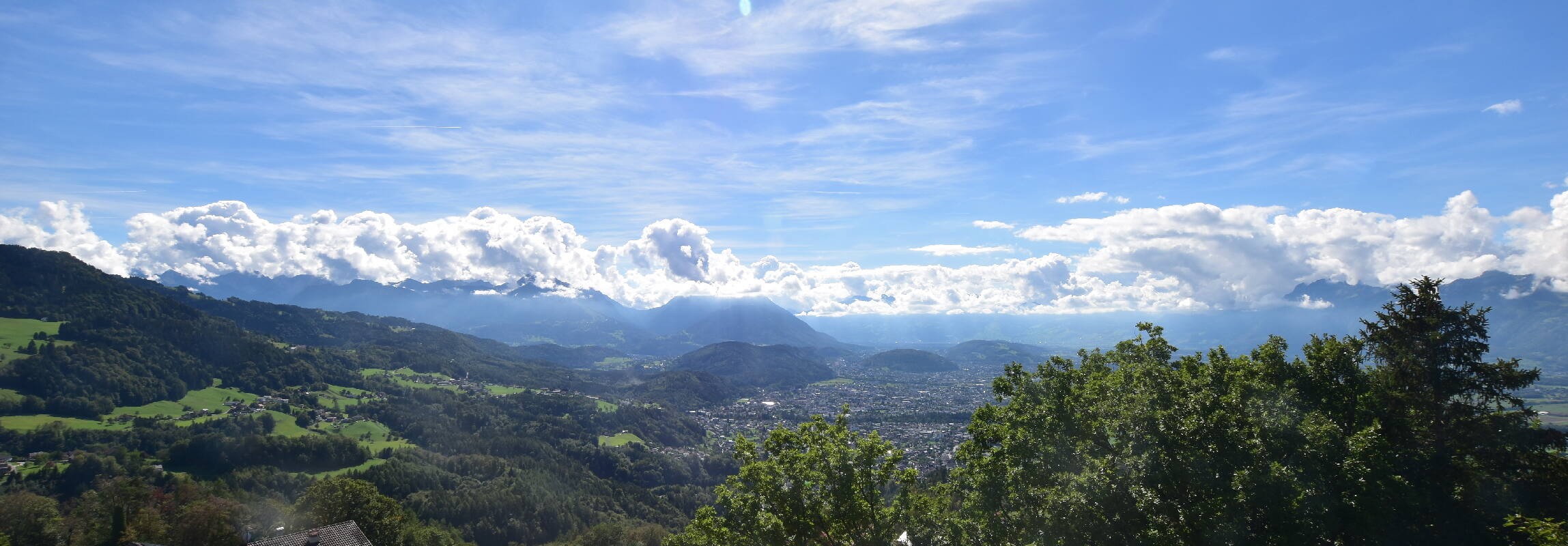 Archiv Foto Webcam Viktorsberg - Blick auf Feldkirch
