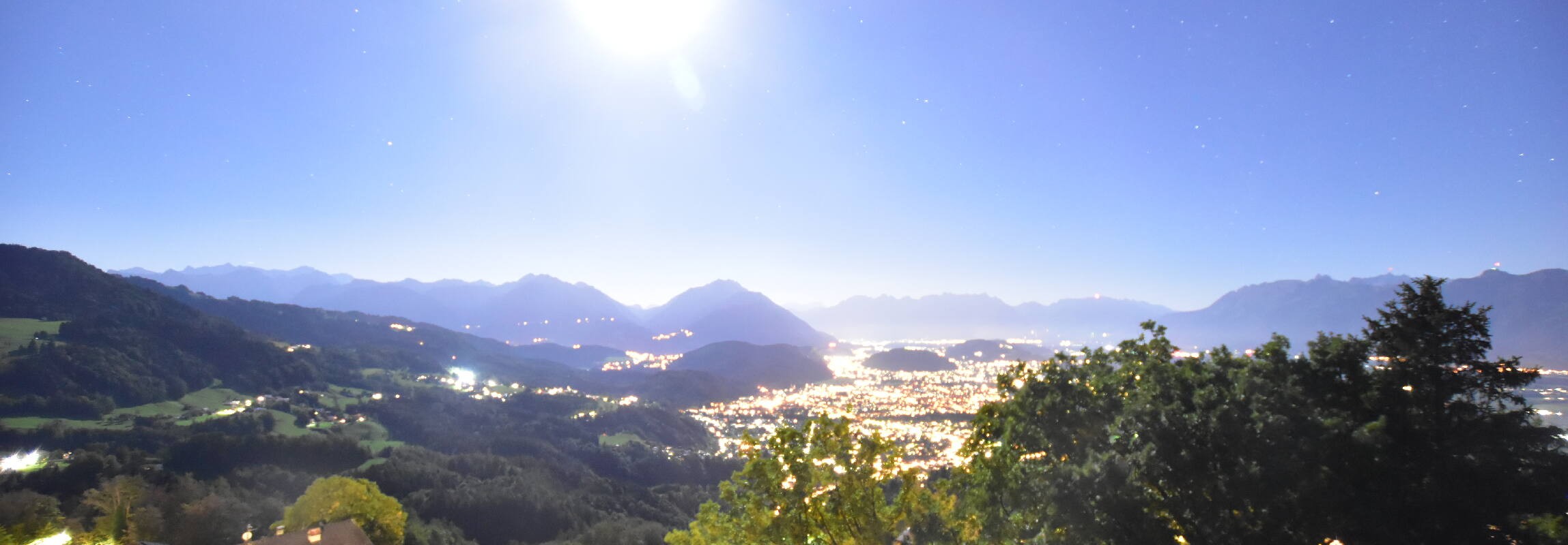 Archiv Foto Webcam Viktorsberg - Blick auf Feldkirch