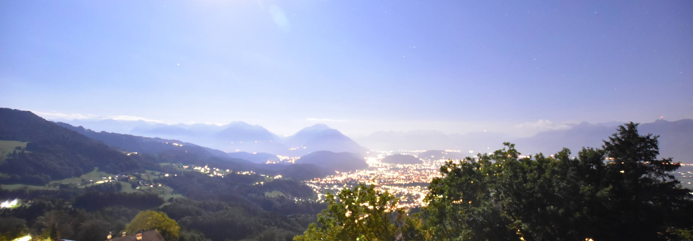 Archiv Foto Webcam Viktorsberg - Blick auf Feldkirch