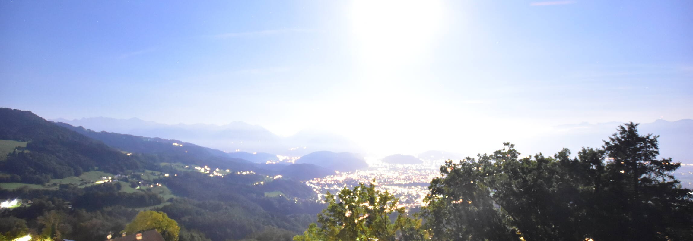 Archiv Foto Webcam Viktorsberg - Blick auf Feldkirch