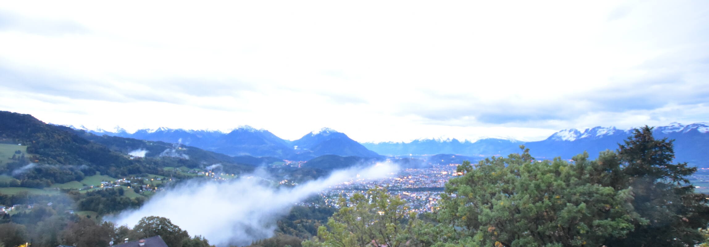 Archiv Foto Webcam Viktorsberg - Blick auf Feldkirch