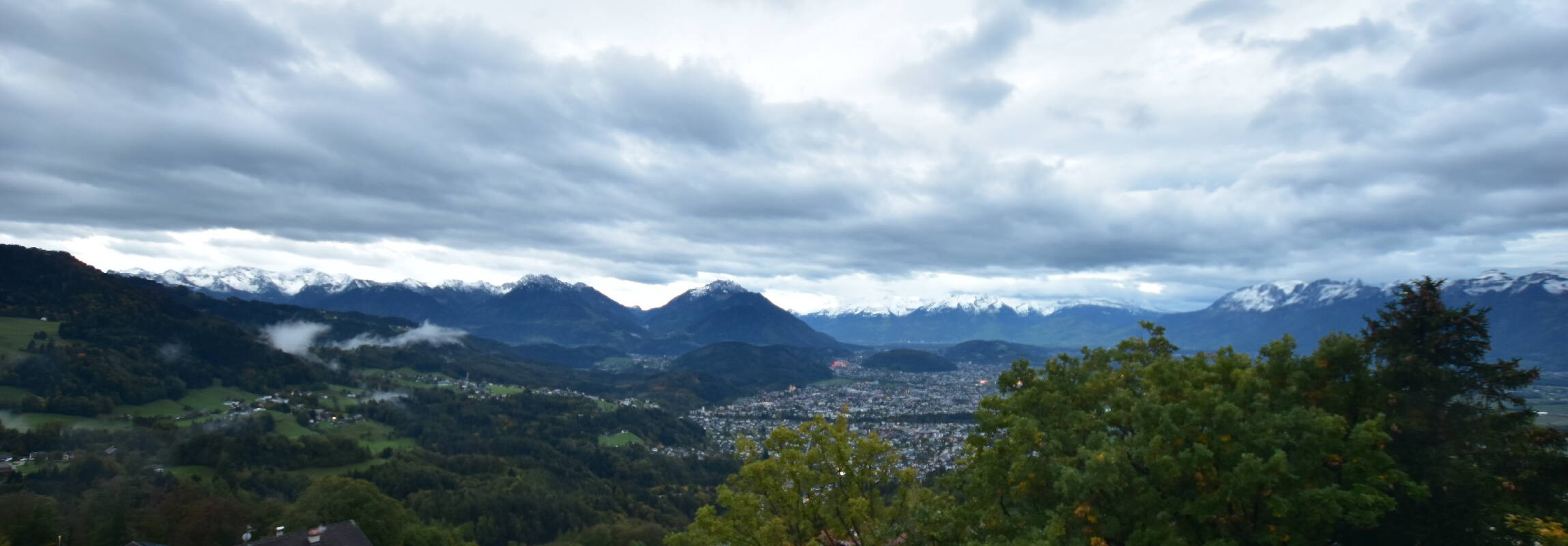 Archiv Foto Webcam Viktorsberg - Blick auf Feldkirch