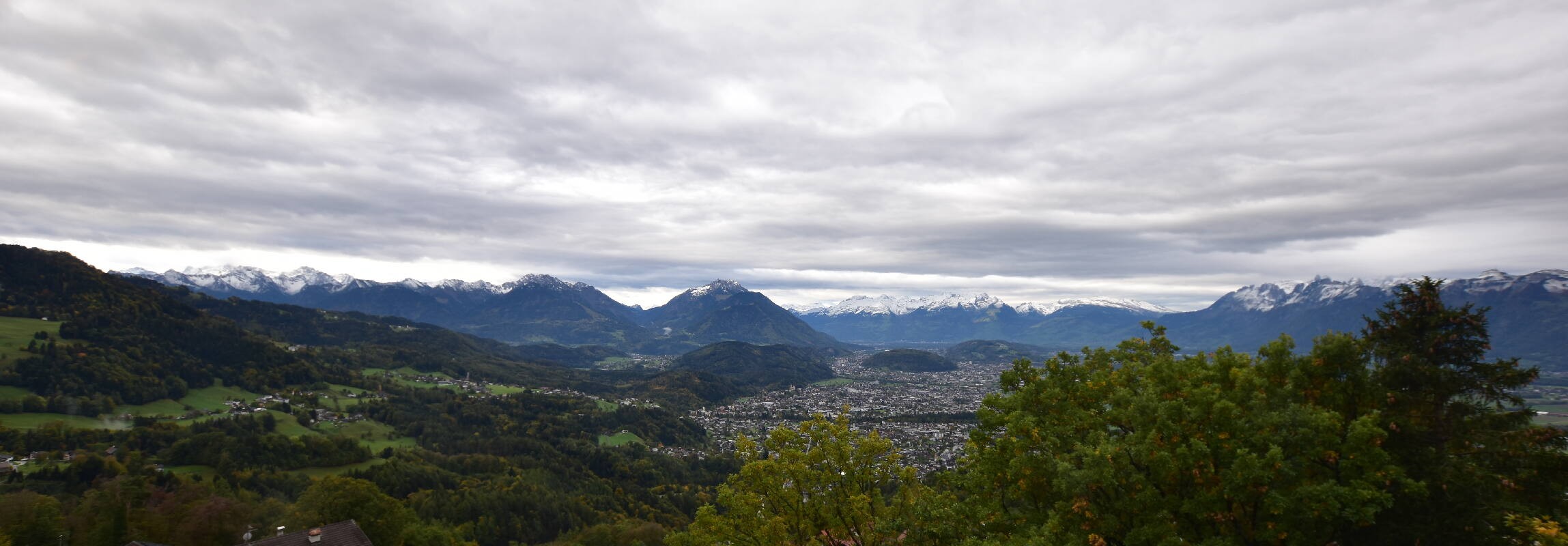 Archiv Foto Webcam Viktorsberg - Blick auf Feldkirch