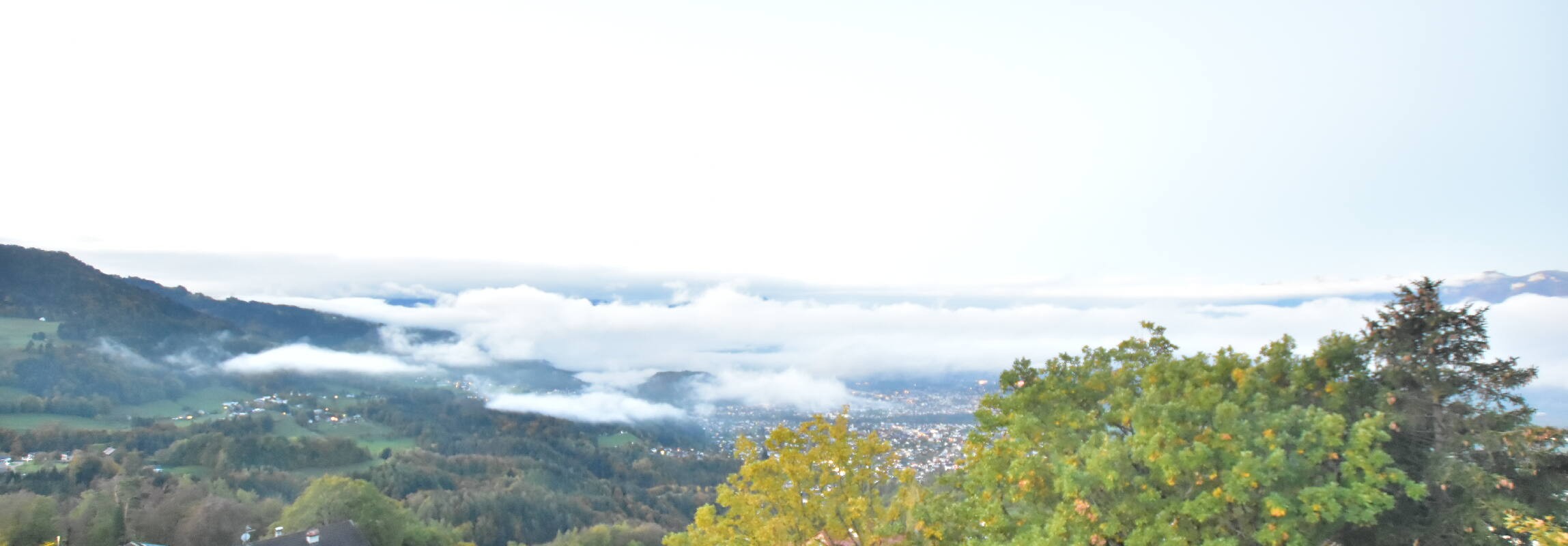 Archiv Foto Webcam Viktorsberg - Blick auf Feldkirch