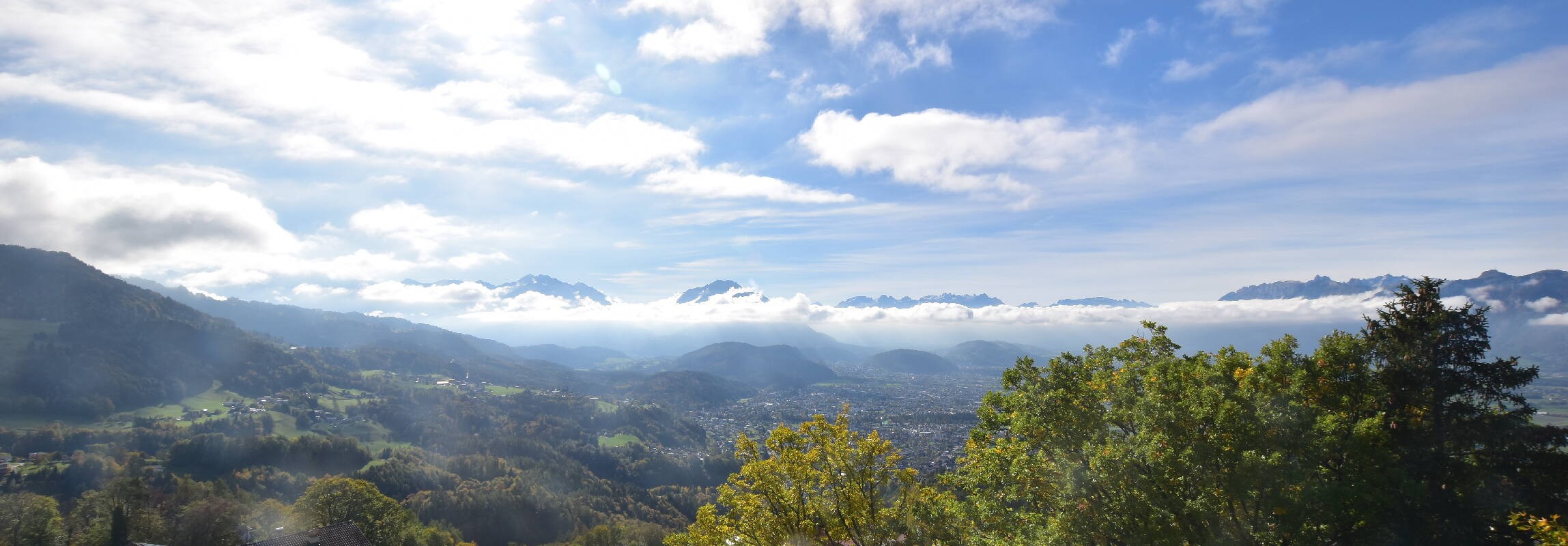 Archiv Foto Webcam Viktorsberg - Blick auf Feldkirch