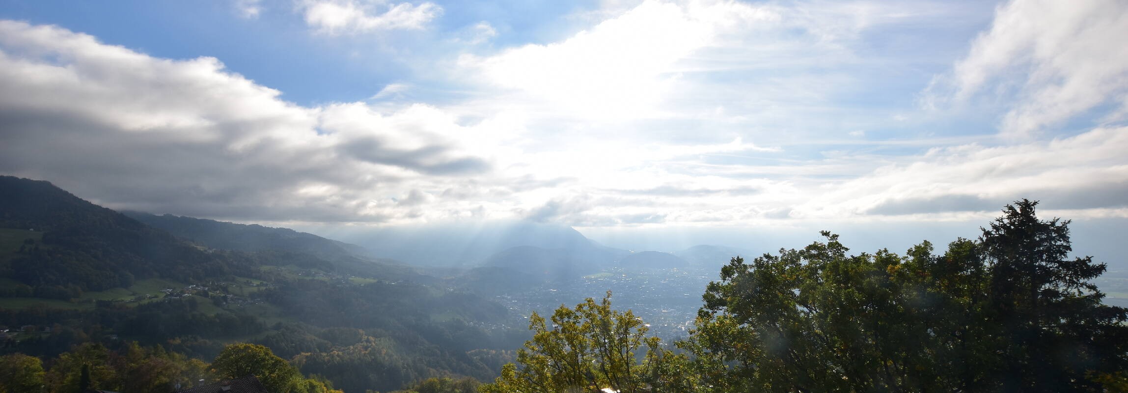 Archiv Foto Webcam Viktorsberg - Blick auf Feldkirch