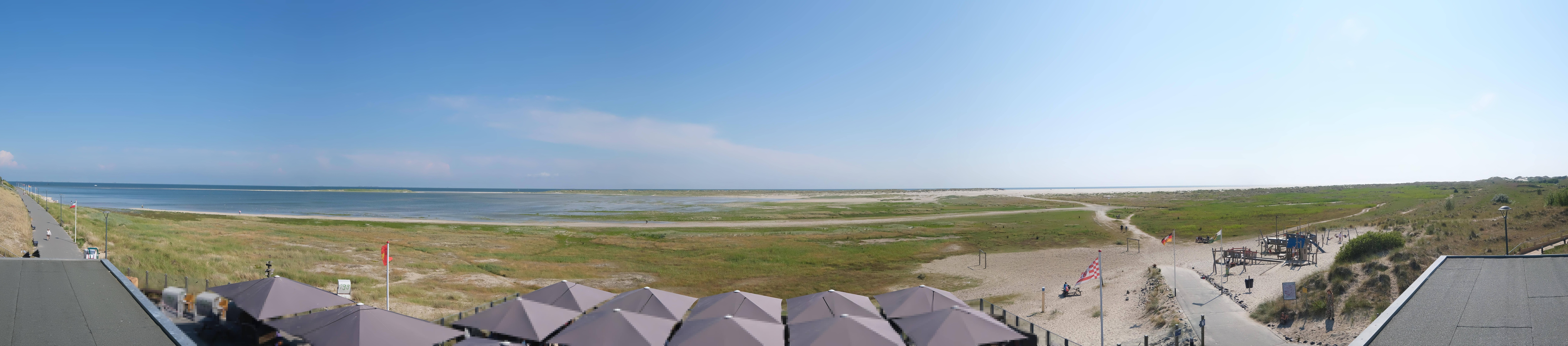 Archived image Webcam Amrum - Beach Bar Wittdün
